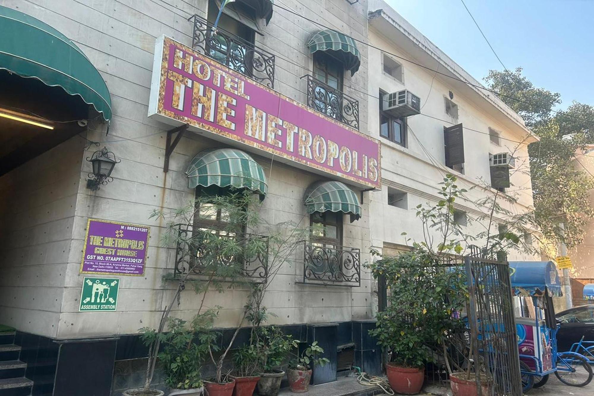 The Metropolis Guest House Near Rk Ashram Metro Station نيودلهي المظهر الخارجي الصورة